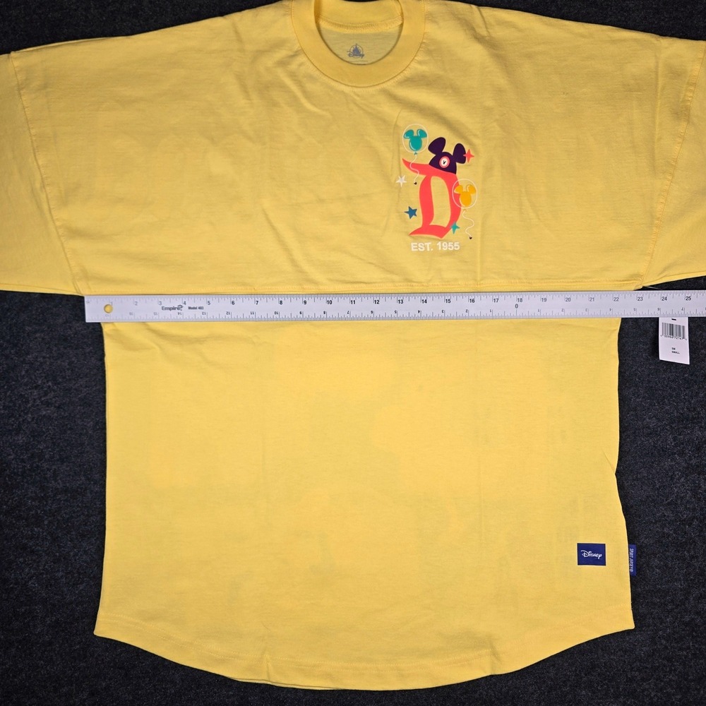 NWT Disney Disneyland Resort Play in Parks Yellow Spirit Jersey Size S - Picture 6 of 11